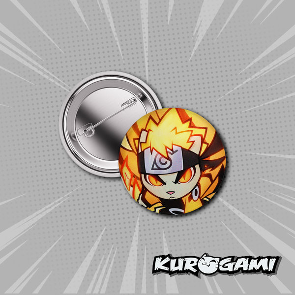 Kuroneko Kyubi Badge Kurogami Kuroneko Kyubi Badge Kurogami