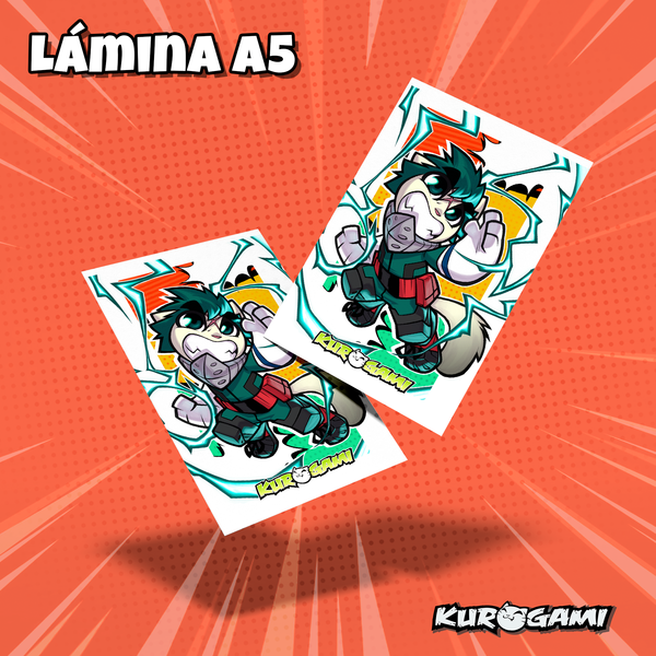 Lamina A5 Kuroneko Heroe Kurogami Lamina A5 Kuroneko Heroe Kurogami