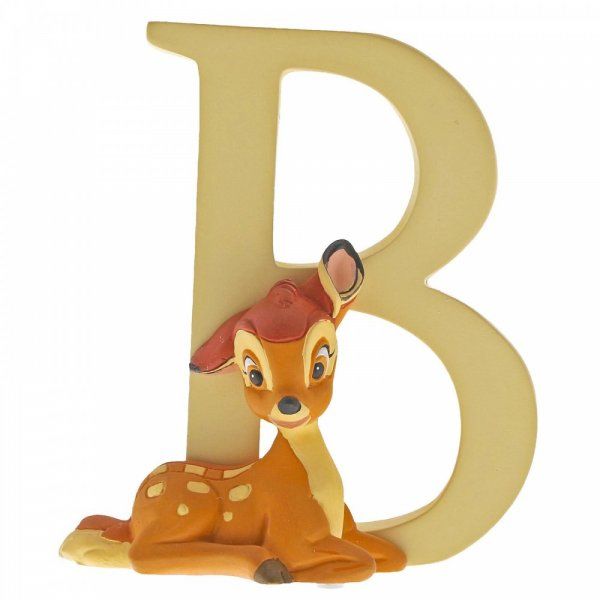 Figura Bambi Letra B Bambi Disney Enchanting Collection