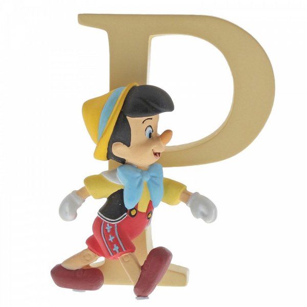 Letter P Pinocchio Figure Pinocchio Disney Enchanting Collection