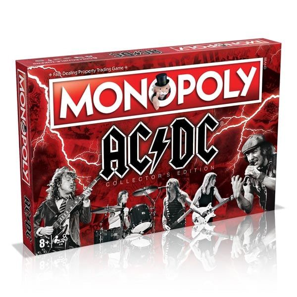 AC/DC Juego de Mesa Monopoly *Edición Inglés*
