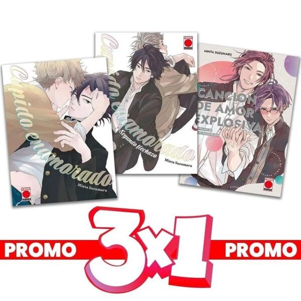 Cupido Enamorado + Cupido Enamorado: Segundo Flechazo + Canción de amor explosiva Spanish Pack Manga