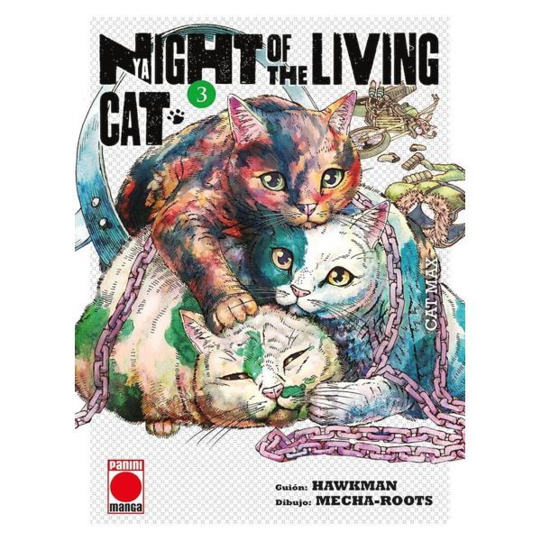 Nyaight of the Living Cat #03 Spanish Manga