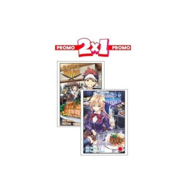 Food Wars: Shokugeki no Soma Volume 1 to 2 Spanish Pack Manga