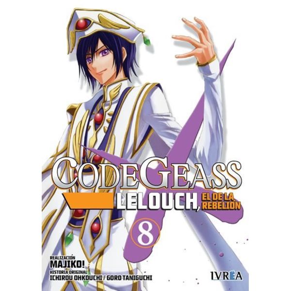 Code Geass Lelouch El De la Rebelion #08 Official Manga Ivrea (Spanish)