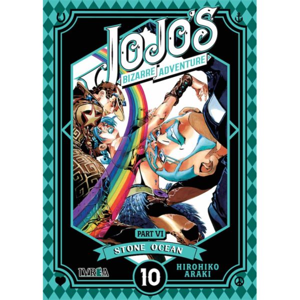 Jojo's Bizarre Adventure Stone Ocean #10 Manga Oficial Ivrea (Spanish)