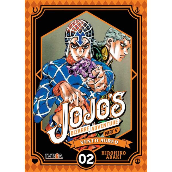 Jojo's Bizarre Adventure Vento Aureo #02 Manga Oficial Ivrea (Spanish)