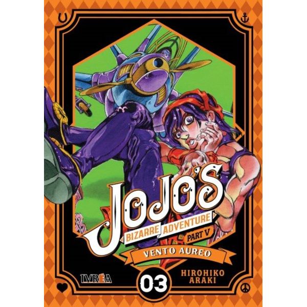 Jojo's Bizarre Adventure Vento Aureo #03 Manga Oficial Ivrea (Spanish)