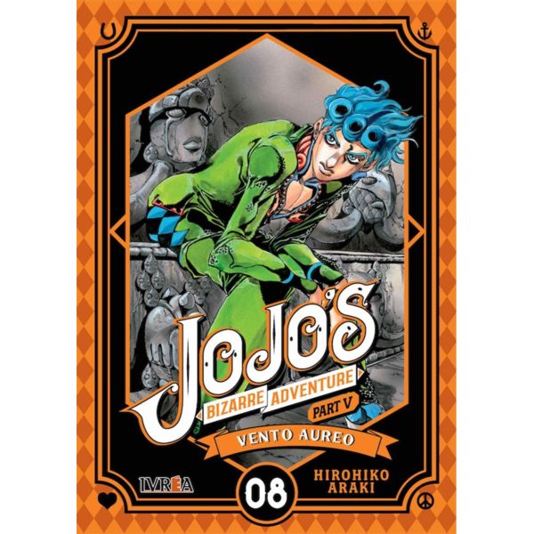 Jojo's Bizarre Adventure Vento Aureo #08 Manga Oficial Ivrea