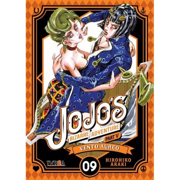 Jojo's Bizarre Adventure Vento Aureo #09 Manga Oficial Ivrea (Spanish)