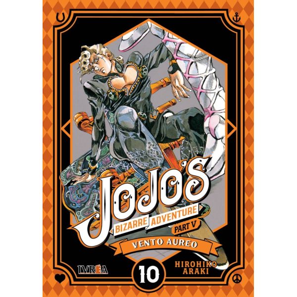 Jojo's Bizarre Adventure Vento Aureo #10 Manga Oficial Ivrea (Spanish)
