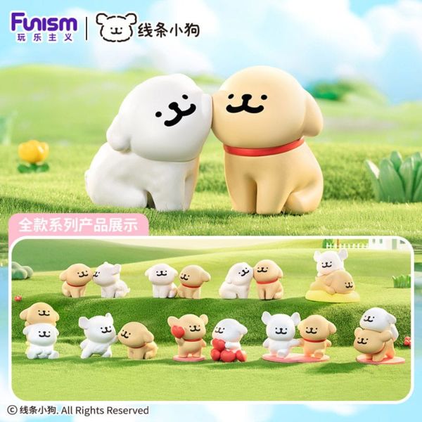 Maltese Happy Snuggling 2 Mini Figures Blind Box Funism (Random)