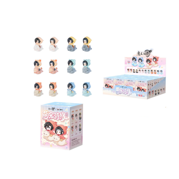  Blind Box Figura El Gran Maestro de la Cultivación Demoníaca Meng Chong Qi Yuan Sakami Merchandise (Aleatorio)