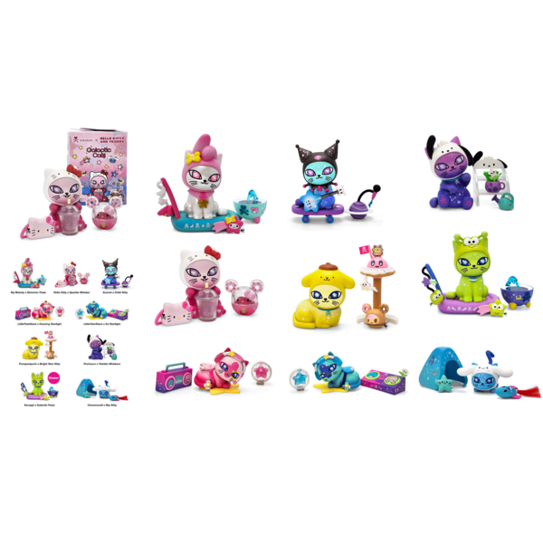 Galactic Cats x Sanrio Figure Blind Box Tokidoki (Random)