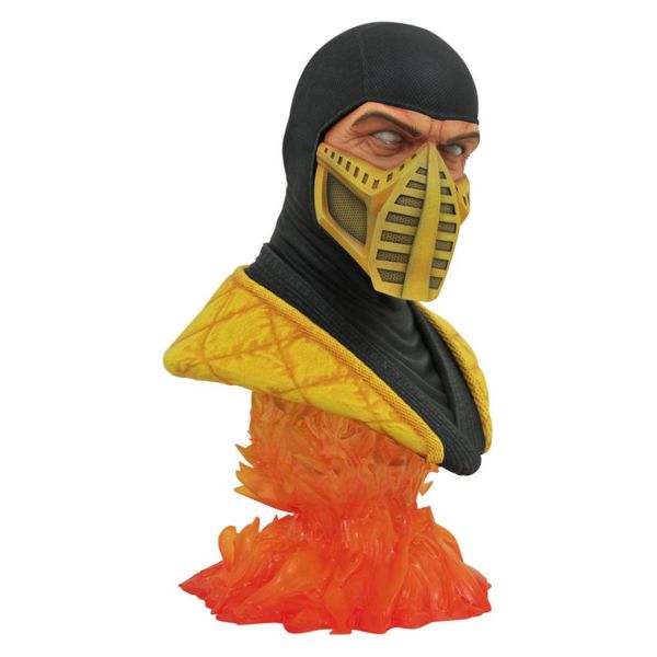 Scorpion Bust Mortal Kombat Legends in 3D