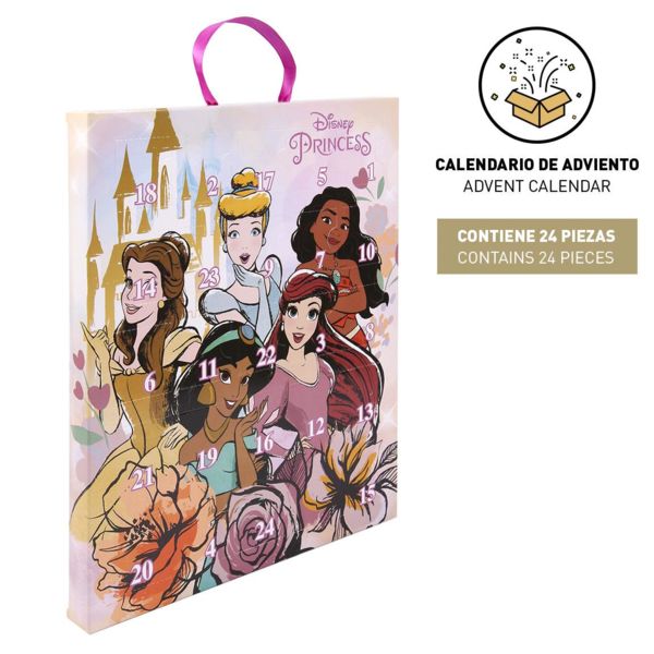 Calendario Adviento Set Belleza Princesas Disney