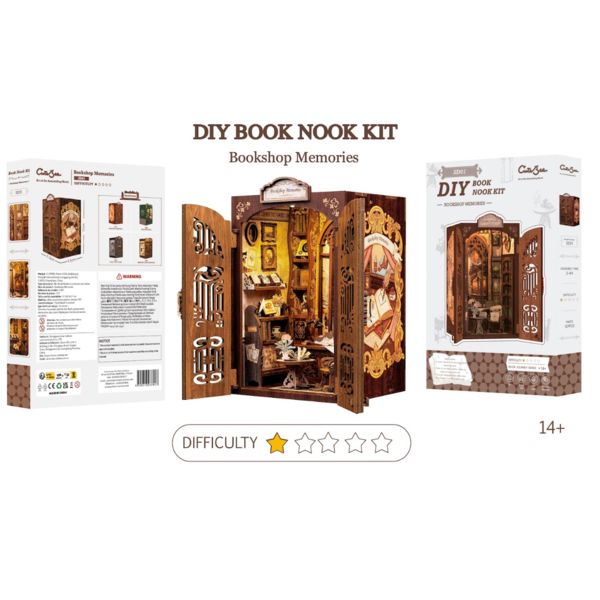 Memories Bookshop Book Nook DIY Diorama