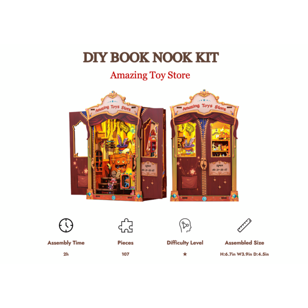 Diorama DIY Book Nook Amazing Toy Store
