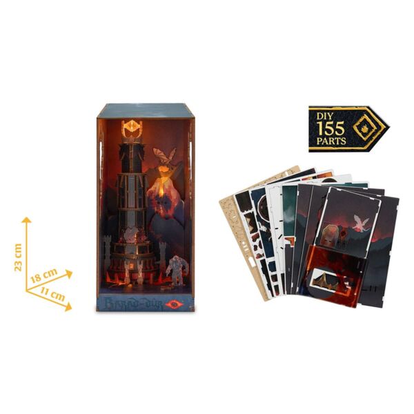 Diorama DIY Book Nook Barad-Dûr El Señor de los Anillos