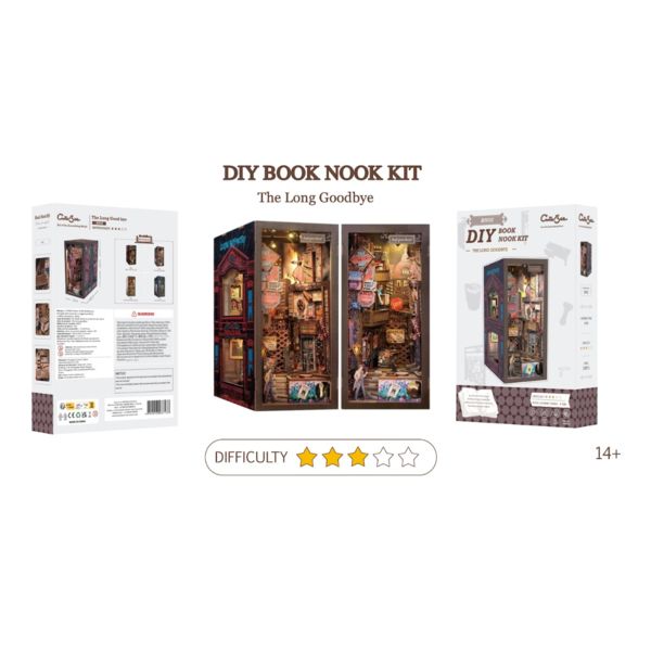 The Long Goodbye Book Nook DIY Diorama