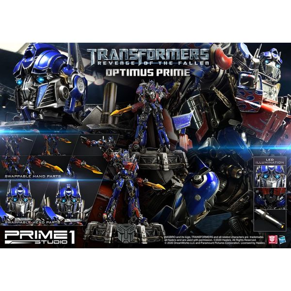 Estatua Optimus Prime Transformers La Venganza de los Caidos
