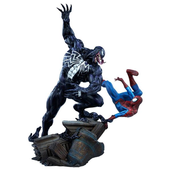 Spiderman vs Venom Statue Marvel Comics Maquette | Kurogami