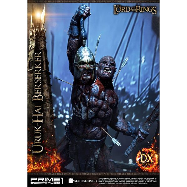 Estatua Uruk Hai Berserker Deluxe El Señor de los Anillos