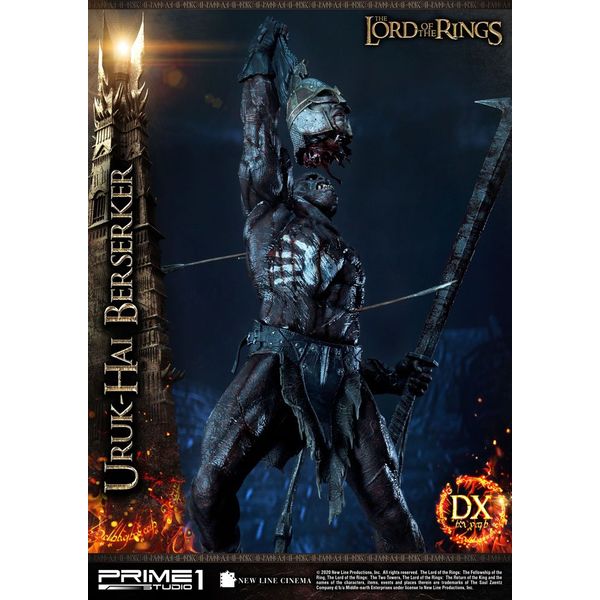 Estatua Uruk Hai Berserker Deluxe El Señor de los Anillos
