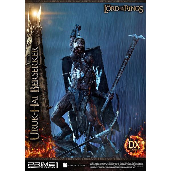 Estatua Uruk Hai Berserker Deluxe El Señor de los Anillos