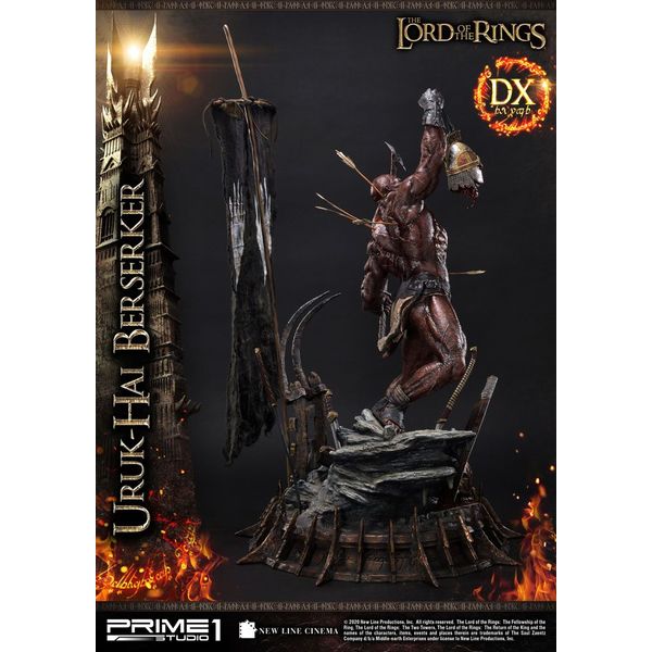 Estatua Uruk Hai Berserker Deluxe El Señor de los Anillos