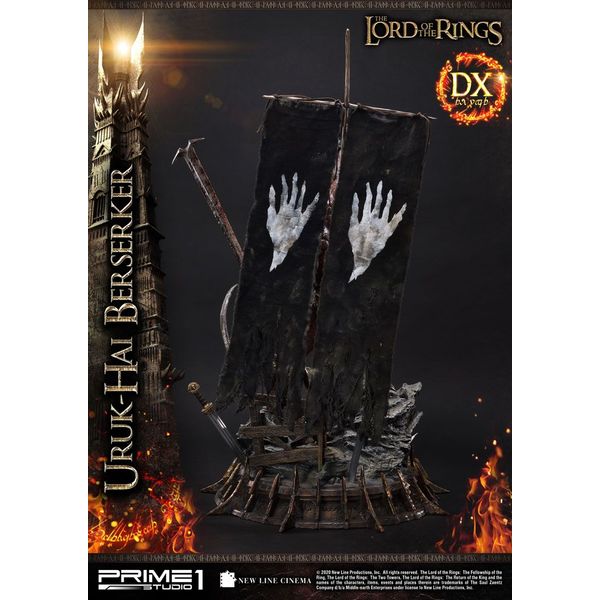 Estatua Uruk Hai Berserker Deluxe El Señor de los Anillos