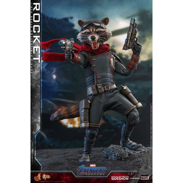 Figura Rocket Vengadores Endgame Marvel Comics Movie Masterpiece