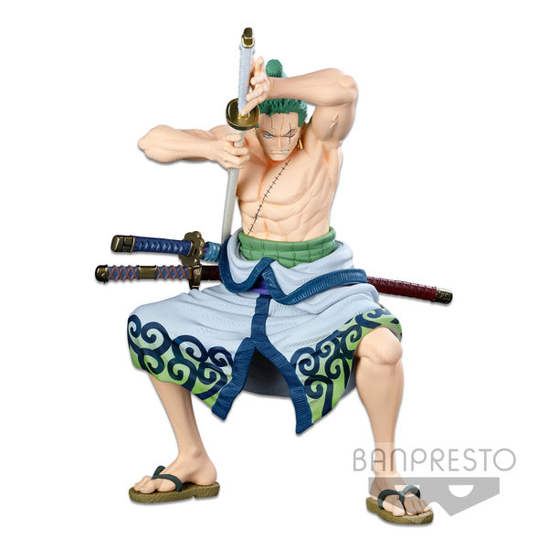 Roronoa Zoro Figure One Piece Super Master Stars Piece Original
