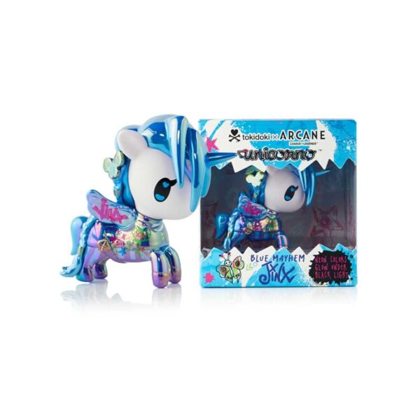 Unicorn x Jinx Blue Mayhem Figure League of Legends: Arcane Tokidoki