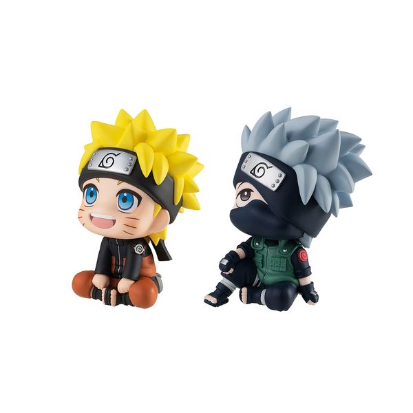 Uzumaki Naruto & Hatake Kakashi Figure Naruto Shippuden Look Up Series Set