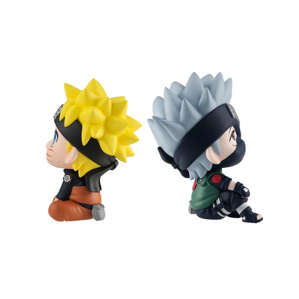 Uzumaki Naruto & Hatake Kakashi Figure Naruto Shippuden Look Up Series Set