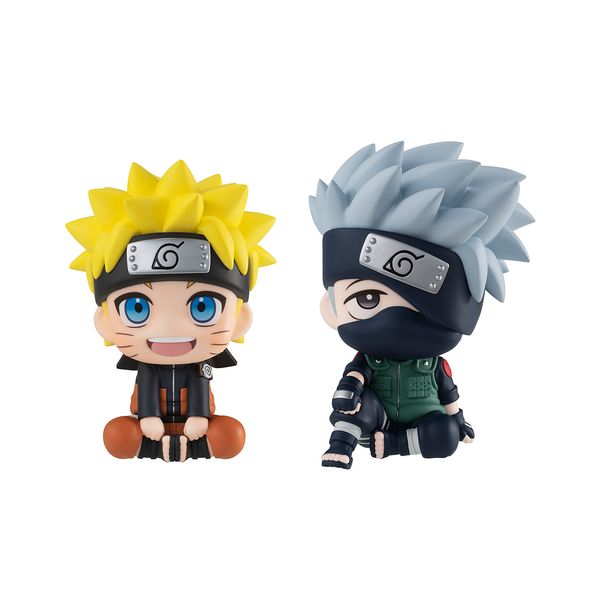 Uzumaki Naruto & Hatake Kakashi Figure Naruto Shippuden Look Up Series Set