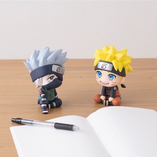 Uzumaki Naruto & Hatake Kakashi Figure Naruto Shippuden Look Up Series Set