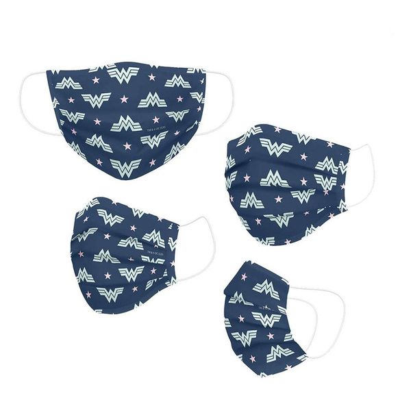 Mascarilla de tela Wonder Woman Logo Azul Mascarilla de tela Wonder Woman Logo Azul