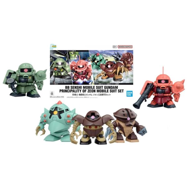 Model Kit BB Senshi Mobile Suit Set Gundam SD