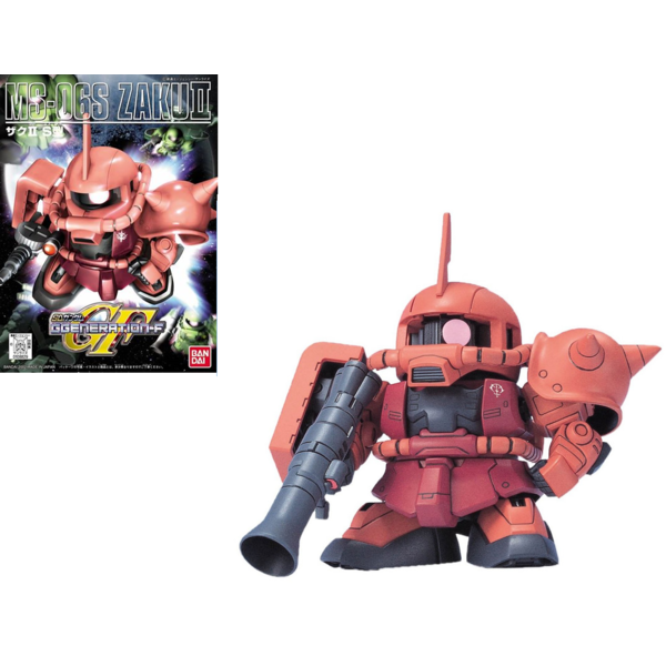 BB231 MS-06S ZAKU II Model Kit Gundam SD