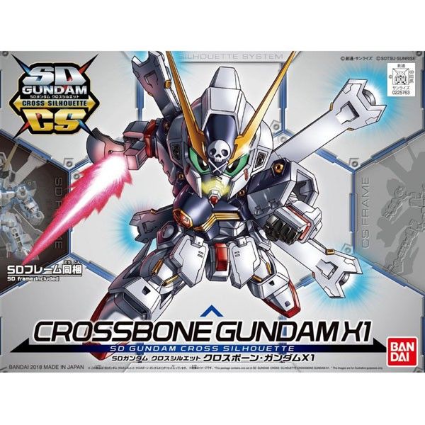 Crossbone Gundam X1 Cross Silhouette Model Kit SD Gundam