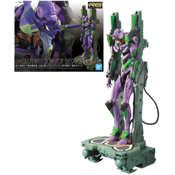 Model Kit Eva Unidad 01 DX Transport Platform Set Evangelion RG