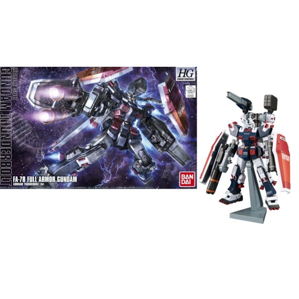 Model Kit FA-78 Full Armor Thunderbolt Anime Color Gundam HG