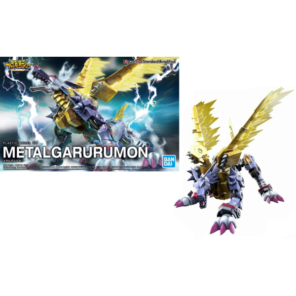 MetalGarurumon Model Kit Digimon Adventure Figure Rise Standard Amplified