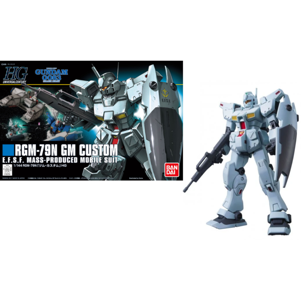 Model Kit RGM-79N GM Custom Gundam HGUC