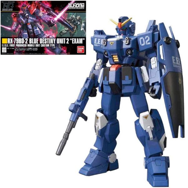 RX-79B-2 Blue Destiny Unit 2 Exam Model Kit Gundam HGUC