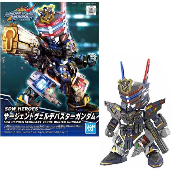 Model Kit Sergeant Verde Buster Gundam SDW Heroes