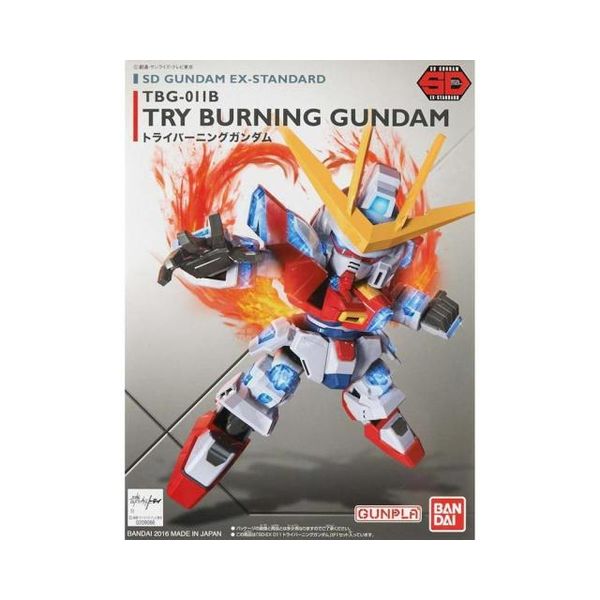 Model Kit Try Burning Gundam SD EX-Standard 011 Gundam