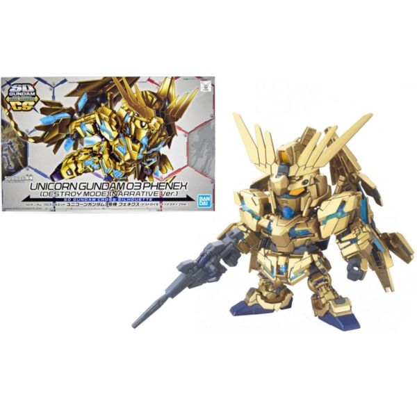 Model Kit Unicorn Gundam 03 Phenex Destroy Mode Narrative Ver SD